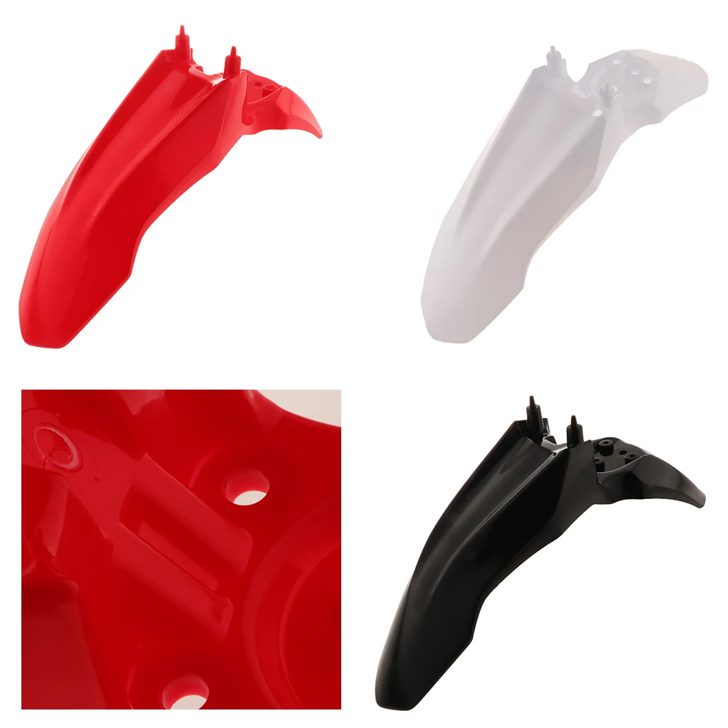 High-preformance Front Fender Mudguard Extender Extension for Honda CRF 110 Black+Red