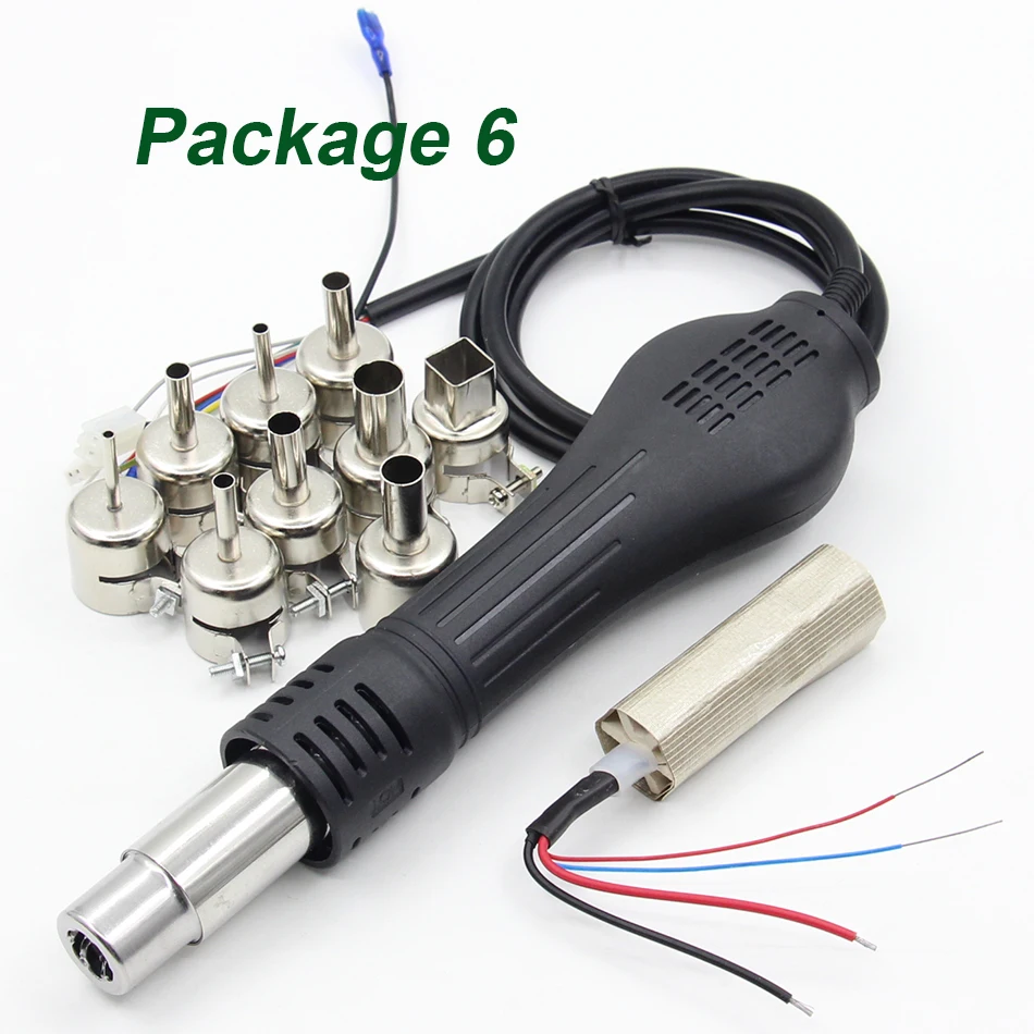 Hot-Air-Gun Nozzle Handle-Heating-Element Rework-Station YIHUA 853d-862d 898 for Fan-Type
