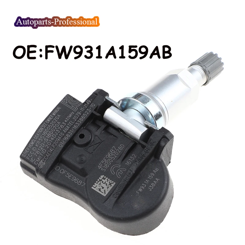 Автомобильный датчик давления в шинах 433 МГц FW931A159AB для Land Rover Discovery Freelander Range LR058023