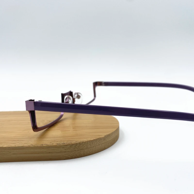 Jujutsu Kaisen Anime Cosplay Costume Maki Zenin Eyewear Purple Half Frame Glasses Eyeglasses Unisex Accessories Prop