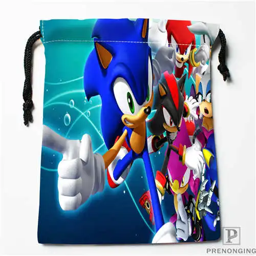 Bags Пользовательские печати sonic_the_hedg сумки для покупок на шнурках дорожный мешочек для хранения плавать Пешие прогулки игрушка мешок унисекс мульти Size18-12-31-105 - Цвет: Bags