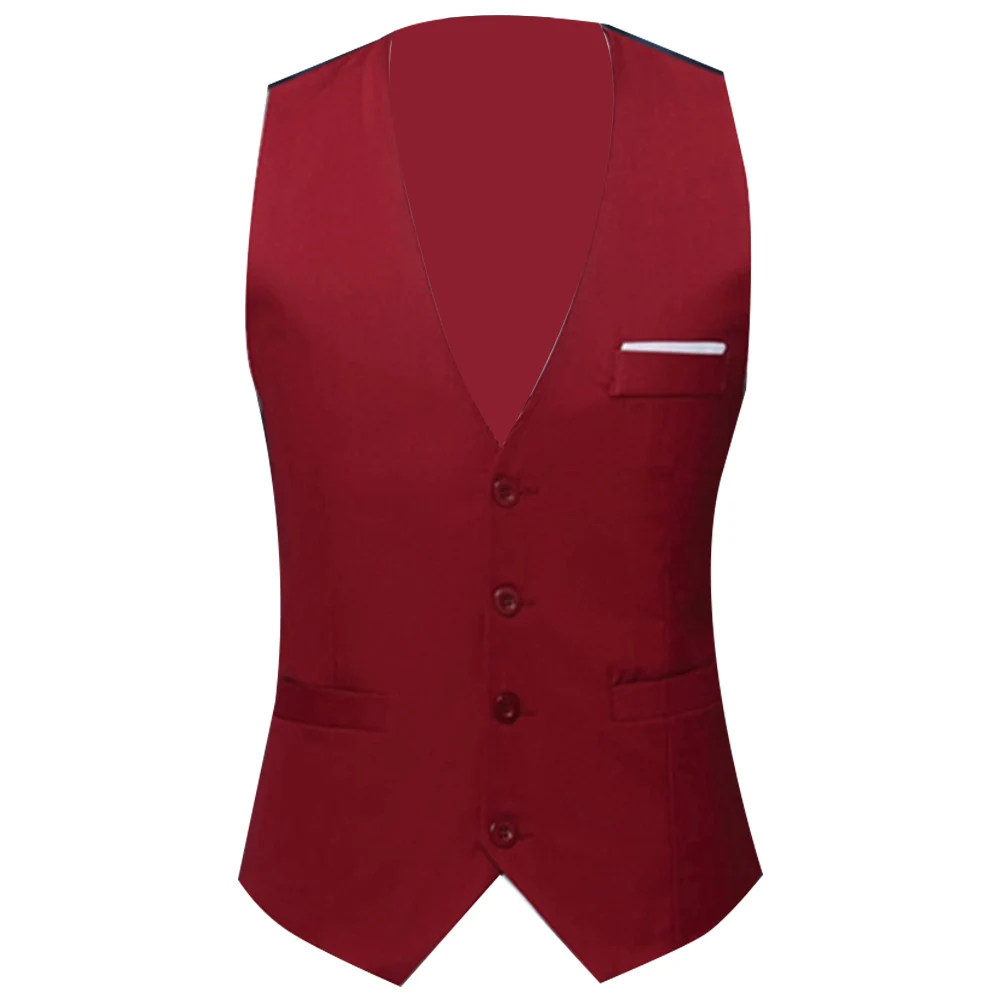 men formal waistcoats dress suit vest slim Three button Polyester + Spandex vest men casual sleeveless British autumnn suit vest men formal waistcoats dress suit vest slim Three button Polyester + Spandex vest men casual sleeveless British autumnn suit vest