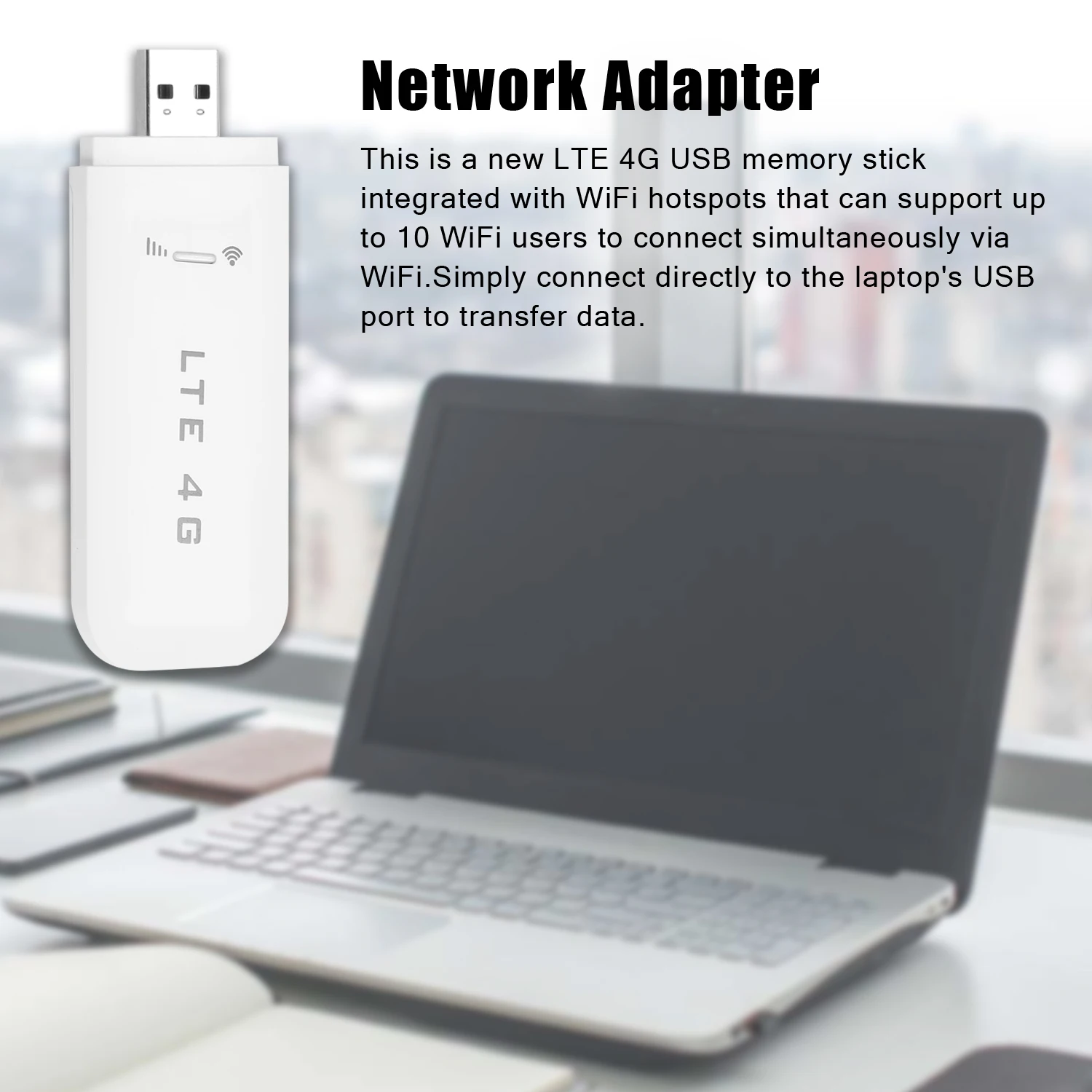 Портативный USB накопитель Wi Fi модем автомобильный роутер 4G LTE слот для SIM карты