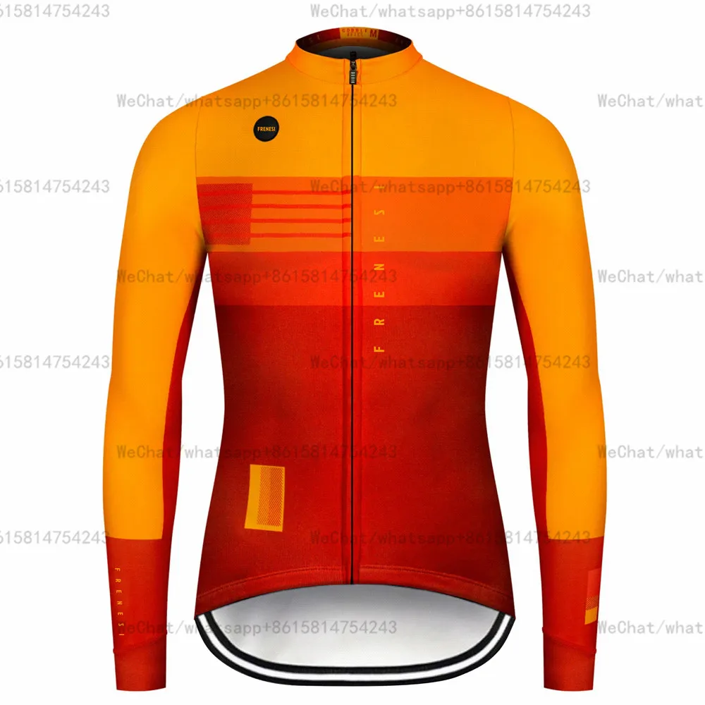 Gobiking cx pro унисекс осень Майо с длинным рукавом Велоспорт Ajuste justo одежда согреться гоночный велосипед Спорт велосипед ciclismo - Цвет: Autumn jacket