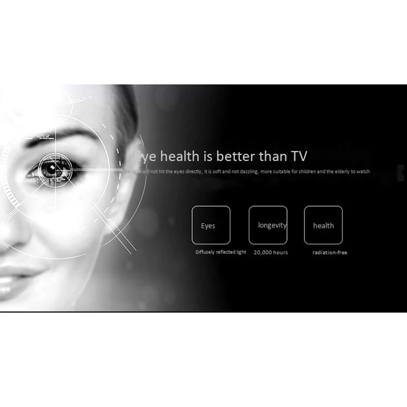 1080P 3D 4K Projector Android WIFI HDMI USB Full