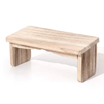 

Solid wood meditation stool worship Buddha folding drinking tea kneeling cushion sit