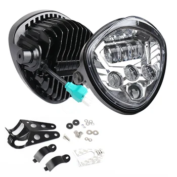 

7 Inch 60W DOT SAE E9 Motorcycle Headlamp High/Low LED light Bulb headlight with Headlight bracket