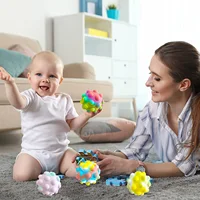 Stylish 3D Pop Pinch Ball Silicone Push It Bubble Balls Anti stress Vent Toys for Kids