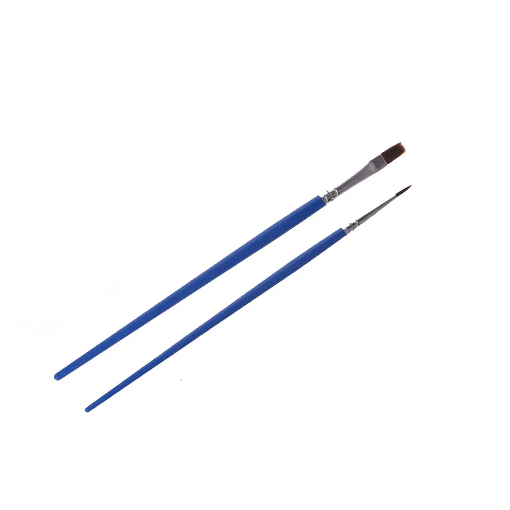 

2pcs/set Nylon Hair Artist Paint Brush Acrylic Watercolor Oil Painting Drawing