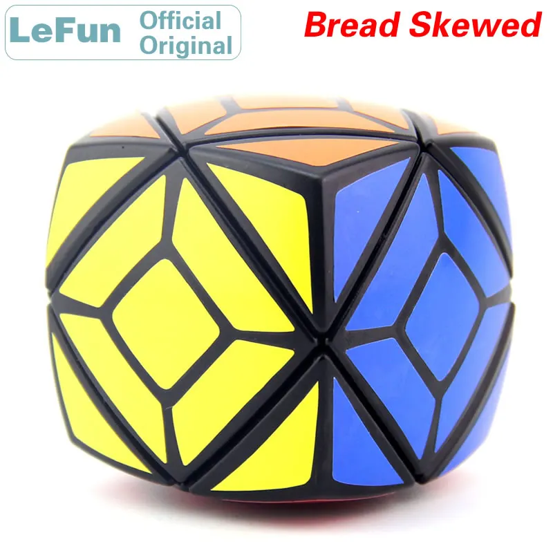 

LeFun Bread Skewed Magic Cube Void/Solid Skewbed Speed Twisty Puzzle Brain Teasers Challenging Intelligence Educational Toys