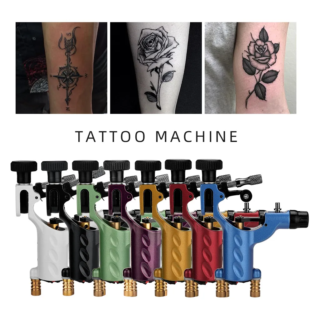 

7Colors Dragonfly Rotary Tattoo Machine Liner Shader for Tattoo Supply Starter Artist light Long Work