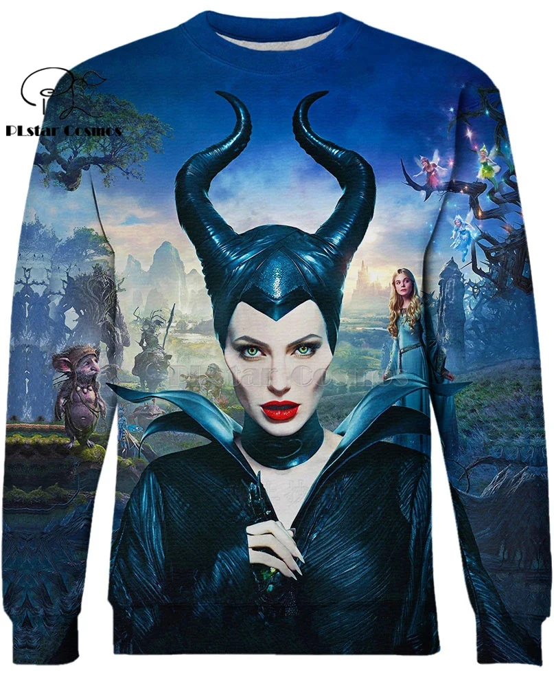  PLstar Cosmos maleficent Evil Is Complicated 3d hoodies/Sweatshirt Winter autumn funny long selvee 