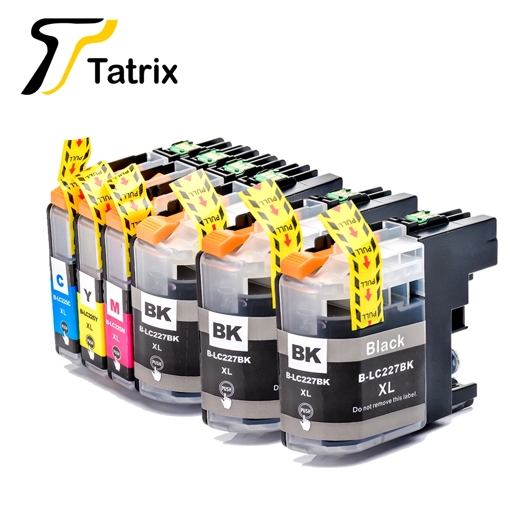 Tatrix LC227 LC225 LC227XL LC225XL полный картридж совместимый для Brother