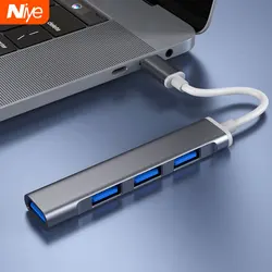 Usb c hub usb 3.0 hub divisor 3 USB C adaptador de doca USB C 3.1 multi porto adaptador doca para macbook pro huawei matebook computador