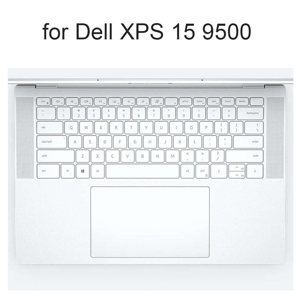 Чехлы для клавиатуры Dell XPS 17 9700 15 9500 Новинка 2020 защита от пыли Водонепроницаемая силиконовая пленка