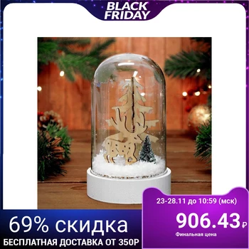 

Illuminated decor "Deer and Christmas trees"