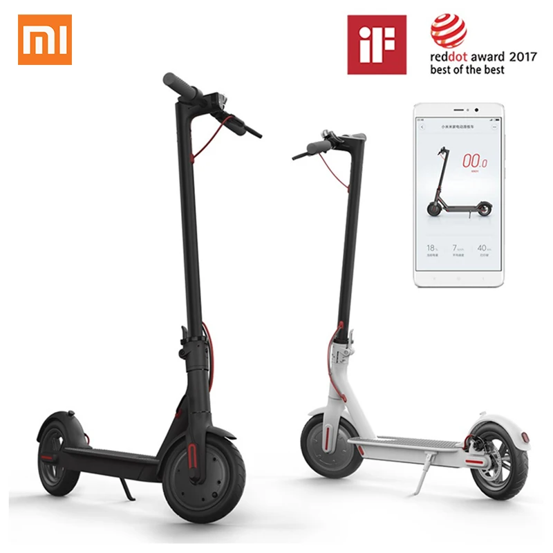 Xiaomi m365 MIJIA электрический скутер Mi Smart E скейтборд мини складной - Цена: 37 916,44 руб.