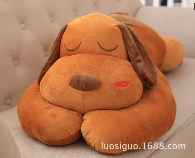 

Large Size Cute Dog Sitting Dog Pillow Plush Toy Dog Doll Birthday Gift Washable