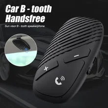 

Newest Bluetooth 5.0 Receiver Clip Hands Free Sun Visor Wireless Car Kit Speaker Phone Car Adapter Accessories Dropshipping