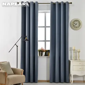 

Blackout curtains modern living room curtain solid color drape window treatments ready made full shade hotel blackout drapes