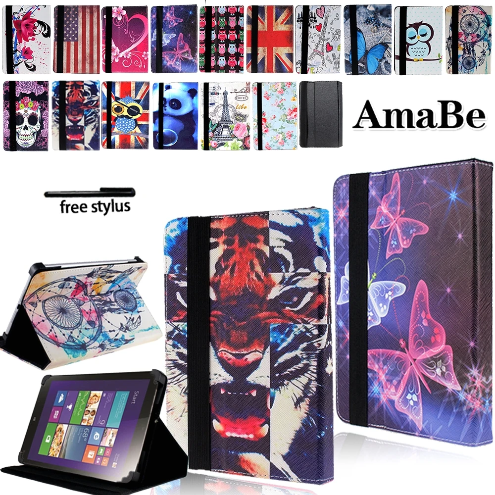 

Drop resistance Print Leather Tablet Stand Cover Case for 7" 8" 10" Lenovo Tab E7 E8 E10/A7 A8 A10/S8 Tablet Protective Shell