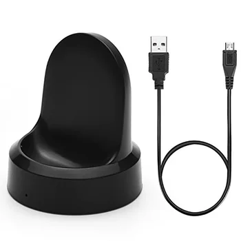 

Wireless Charger Base Dock For Samsung Gear S3 S2 Smart Watch Charging Dock Holder with USB Cable Classic High Quality Charger
