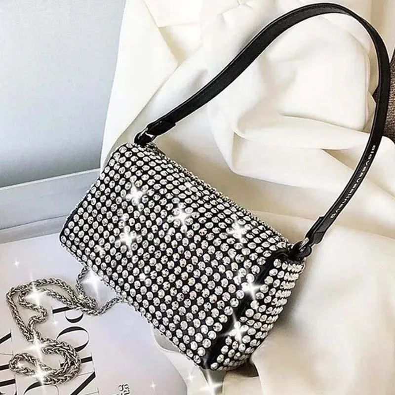 1pc Vintage Pattern Single Shoulder Bag With Chain Strap For Women