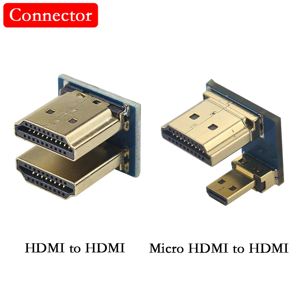 

Raspberry Pi HDMI to HDMI Adapter for HDMI Screen Micro HDMI to HDMI Converter for Raspberry Pi 4B 3B+ 3B HDMI LCD Display