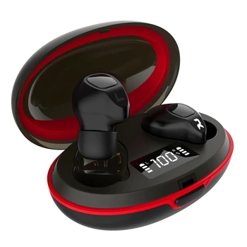 

Wireless Bluetooth Headset Digital Display LED Breathing Light Mini Sports Headset Subwoofer Headphone