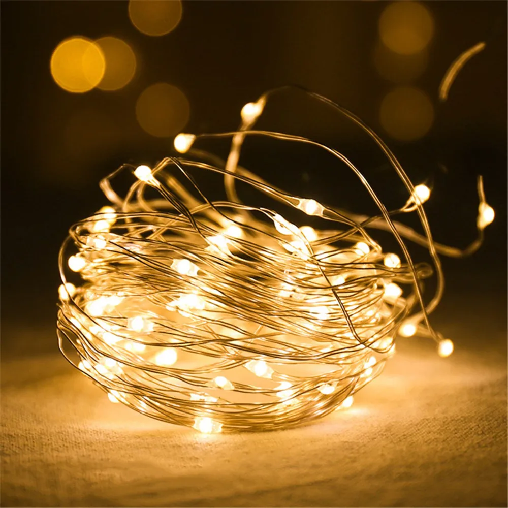 

3m 30Leds Copper Wire LED String Light Holiday Light Chain Ball Wedding Festival Party Starry Light
