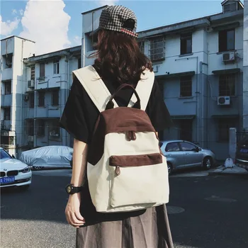 

2020 new women's backpack Korean fashion ladies backpack wild simple ladies backpack