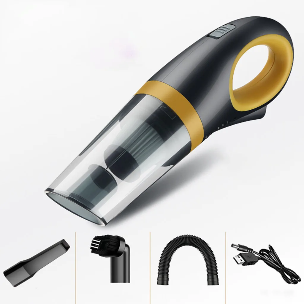 120W 6000pa Cordless Car Vacuum Cleaner Wet And Dry Dual-use Handheld High Suction Cleaner for Car Home Duster USB Rechargeable