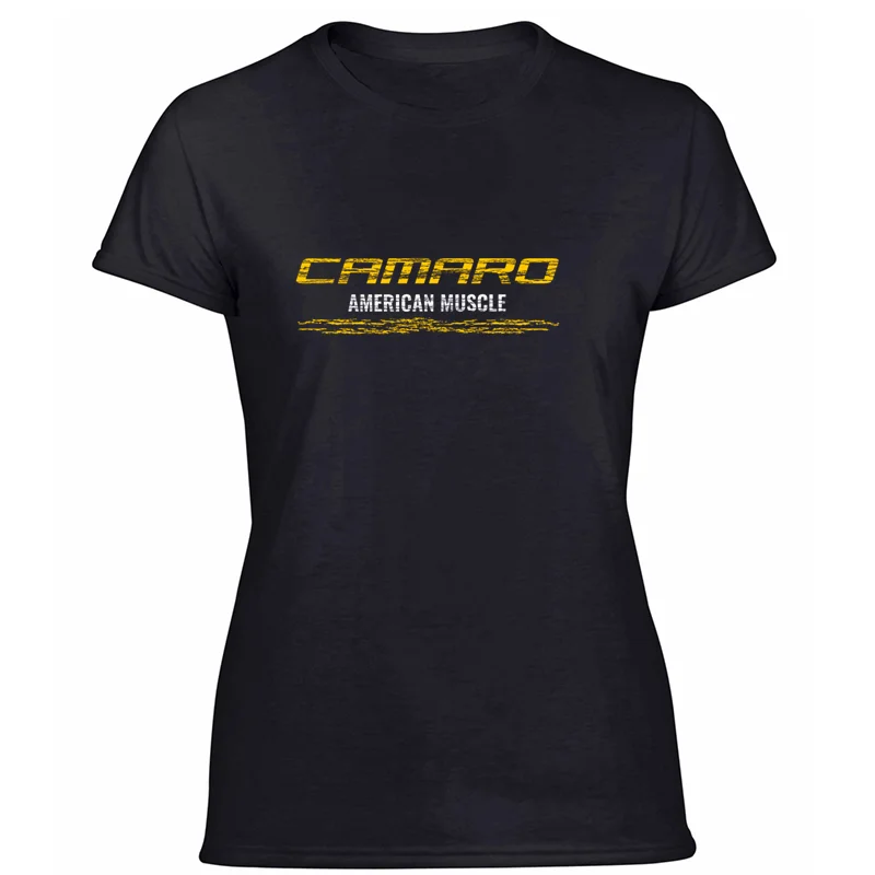 Women-Black Новая модная футболка Super camaro с изображением американских мускулов Мужская футболка унисекс размера плюс 3xl 4xl 5xl семейная Мужская футболка потрясающая футболка с защитой от морщин - Цвет: Women-Black