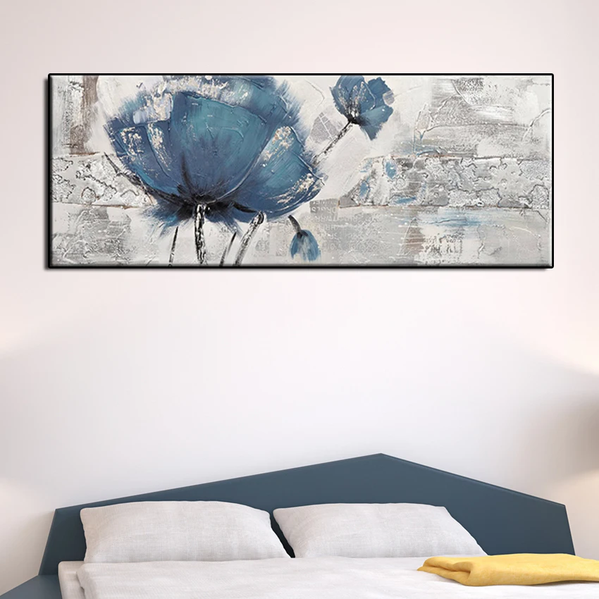 Billige Hand Bemalt Abstrakten blumen landschaft ölgemälde auf leinwand Wand kunst Bilder für Wohnzimmer wohnkultur keine rahmen