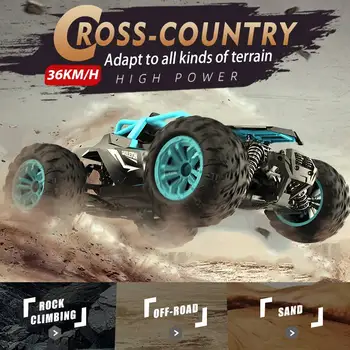 

GS166 RC Car 1:14 4WD 2.4Ghz Alloy 36km/h Climbing Remote Control Car Off Road Crawler Vehicles Model RTR Toys for Children
