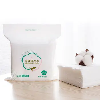 

25pcs Disposable Towel for Washing Face Cotton Pads Cosmetic Cotton