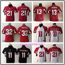 Лидер продаж, одежда Arizona наивысшего качества для детей, для подростков, для мальчиков и девочек, Ларри фитцджералд, Джон, коричневый, Патрик, Питерсон, Тиранн, Матье, BH-8, Джерси