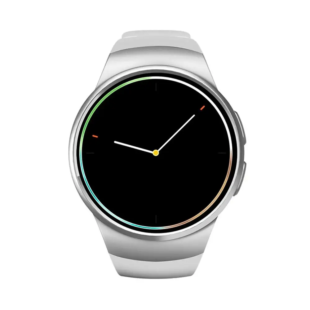 White KW18 Bluetooth Смарт часы телефон полный экран Поддержка SIM TF Smartwatch сердечного ритма для IOS iPhone Android samsung Xiaomi PK KW88 - Цвет: White