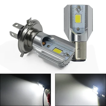 

2pcs H4 led fog Light COB 2SMD led COB h6 car Lights Daytime Running white Vehicle External Lamp Bulb Day Driving