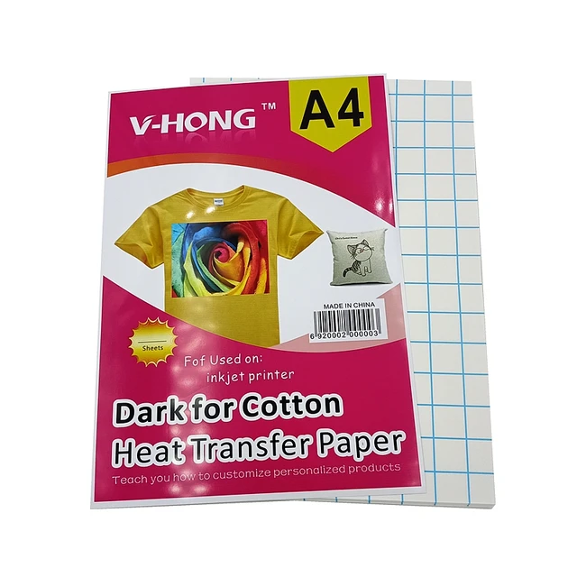 10PCS A4 DIY Heat Transfer Paper Sublimation Iron-On Inkjet Print T-shirt  Decoration - AliExpress