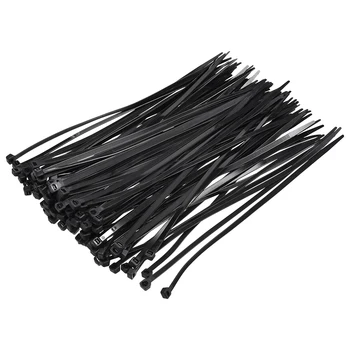 

uxcell Cable Zip Ties 300mmx5.2mm Self-Locking Nylon Tie Wraps Black 250pcs