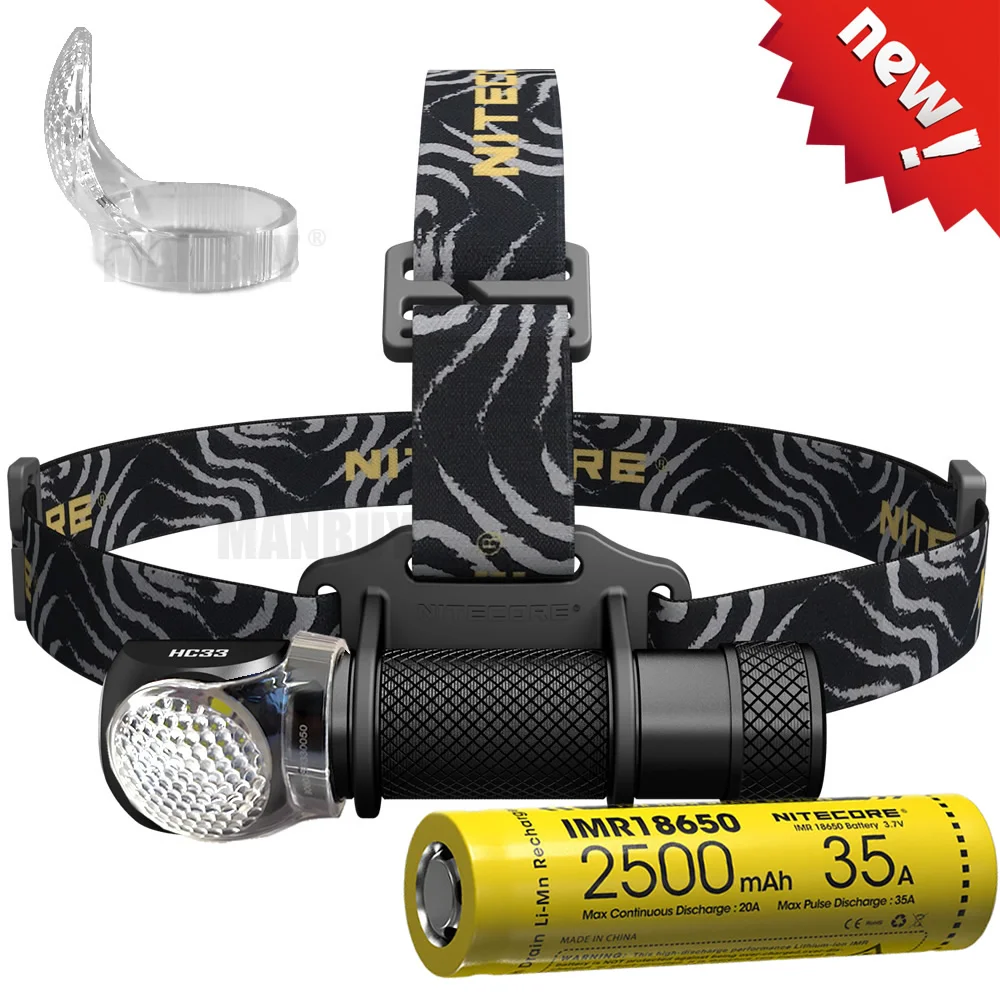Фонарь налобный NITECORE HC33 3500 лм мАч 8 А|headlight waterproof|waterproof headlightheadlights headlight |
