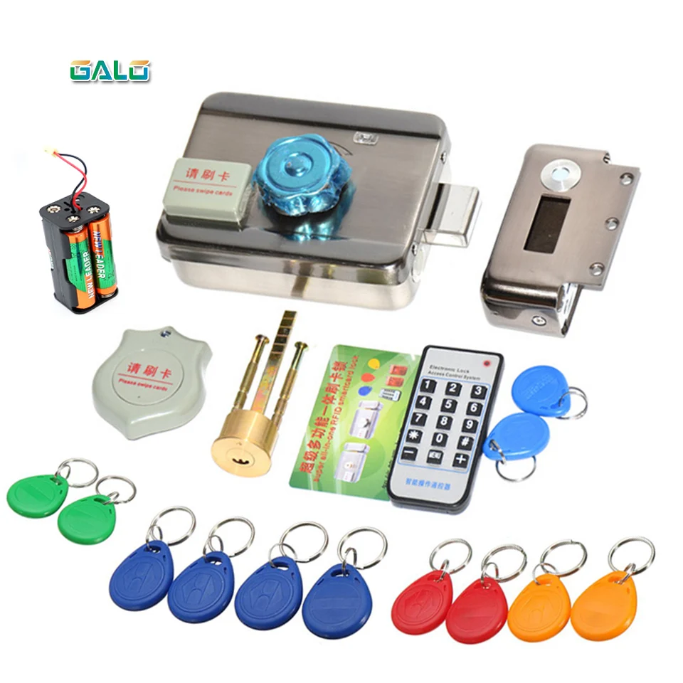 

Battery Rim Electronic Lock Electric gate Lock Mute Door Lock Wired Home door gate security lock Multiple sets of optional