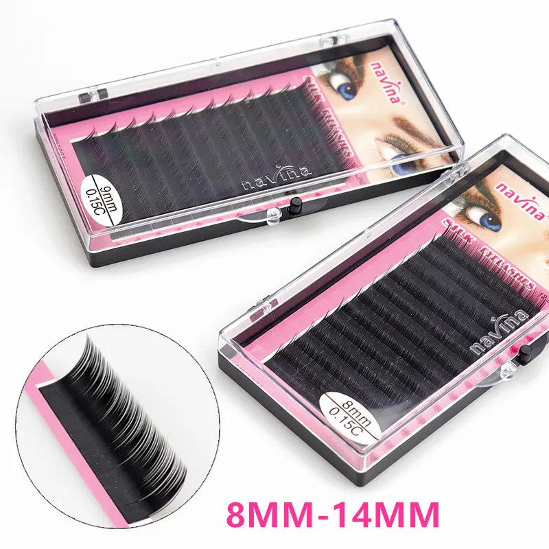 

12 Rows eyelash extension natural eyelashes individual eyelashes 2D 3D false eyelash handmade hand made