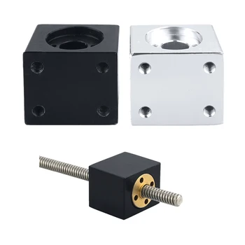 

Nut Housing Bracket For 8mm T8 Trapezoidal Lead Screw Conversion Nut Seat Aluminum Block 15 3D Printing Parts