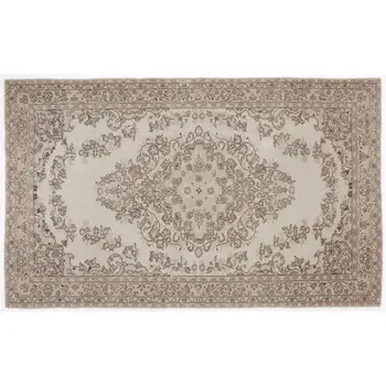 

Handmade Beige Vintage English English Area Rug 173x280 Cm-5'8''X9'2''