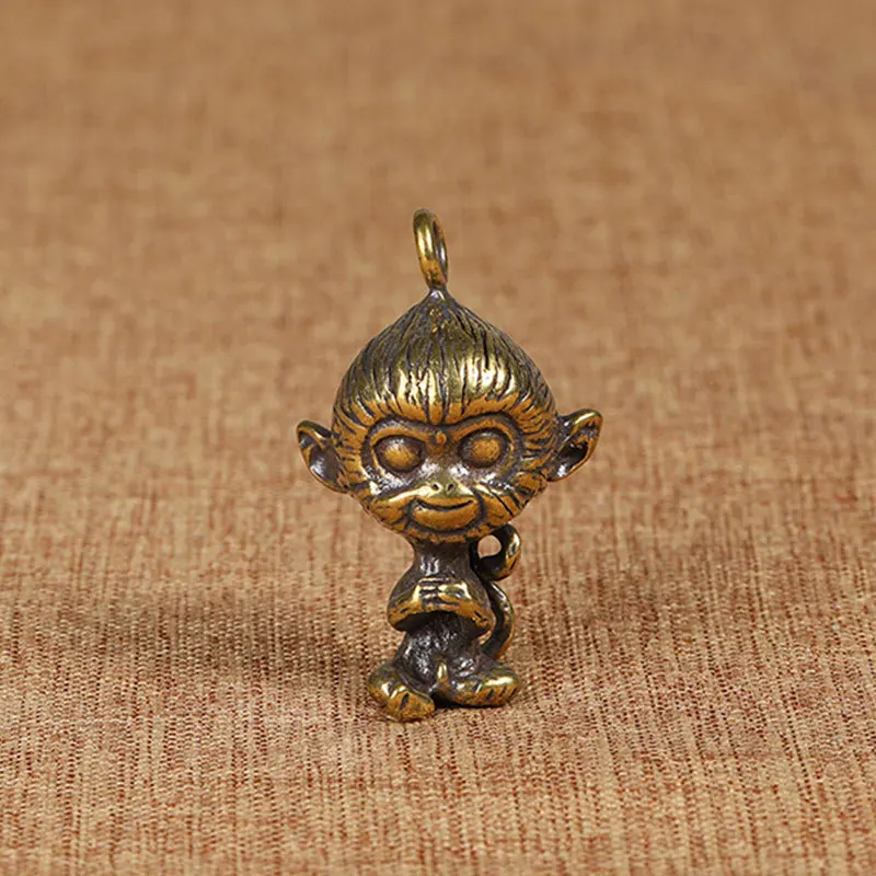little monkey keychain brass (3)