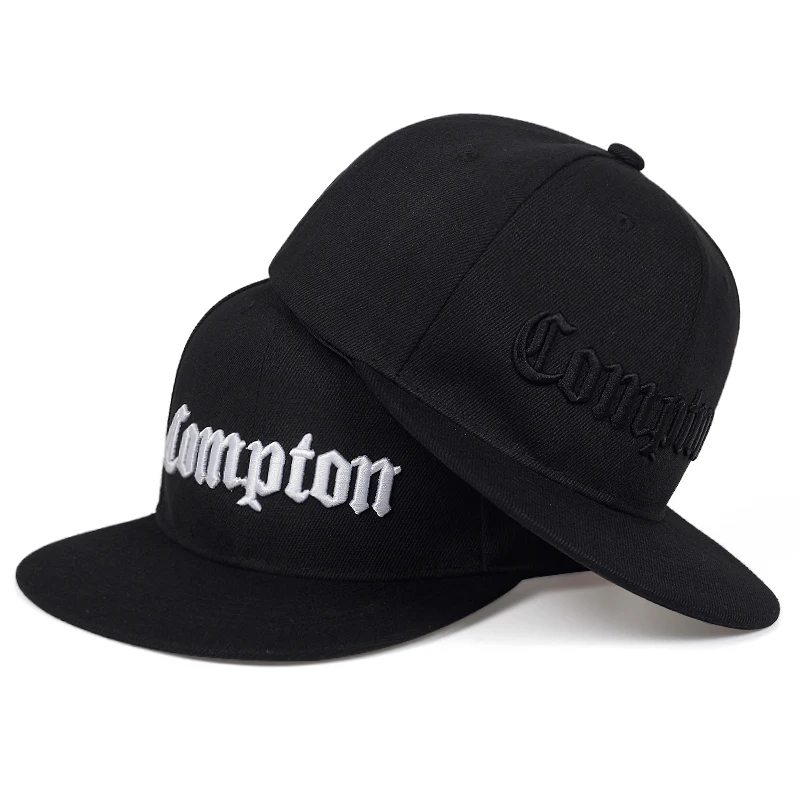 Новинка, модная бейсбольная кепка COMPTON с вышивкой, хлопчатобумажные бейсболки в стиле хип-хоп для мужчин и женщин, уличная Кепка От Солнца, повседневные кепки