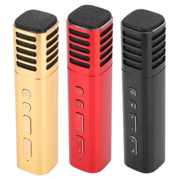 

A9 Wired Capacitive Microphone with Sound Card Portable Mic Voice Podcasting for Karaoke Conference microfono