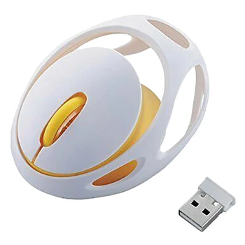 

Mouse 2.4G Wireless Mute Charging Hollow Egg Mouse 1200DPI Wireless Portable Universal Girl Hand Cute Gift Wireless Mouse Suitab